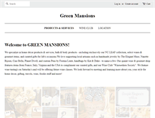 Tablet Screenshot of green-mansions.com